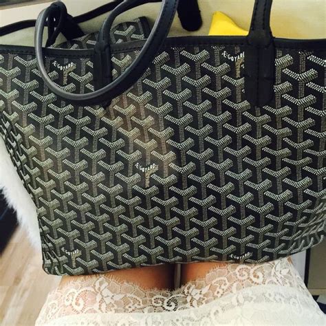 goyard black tote replica|authentic goyard tote.